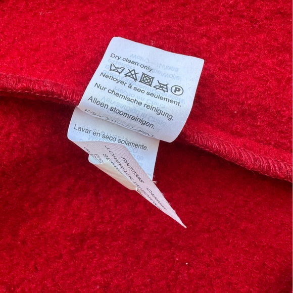 J. Crew Red Wool Coat - Picture 4 of 6